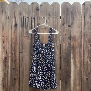 Free People Flower Print Mini Dress